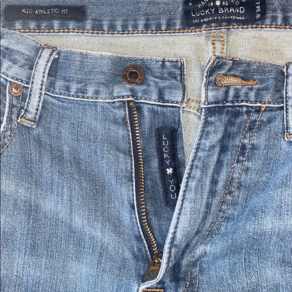 Lucky brand men’s jeans, 34/30, 410 athletic cut